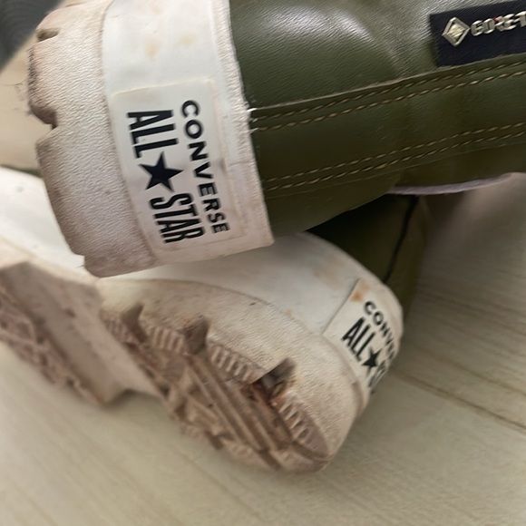 Converse leather lug sole high top sneaker - Picture 6 of 7